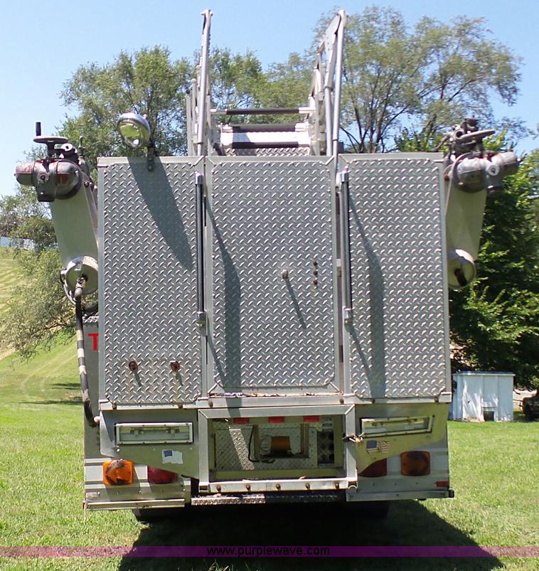 image for item L7087 1996 Sutphen Crew Cab ladder fire truck