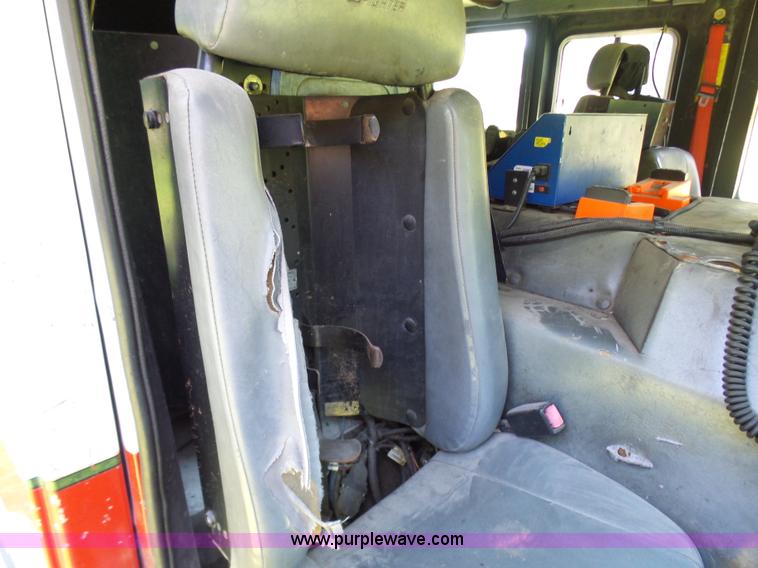 image for item L7087 1996 Sutphen Crew Cab ladder fire truck