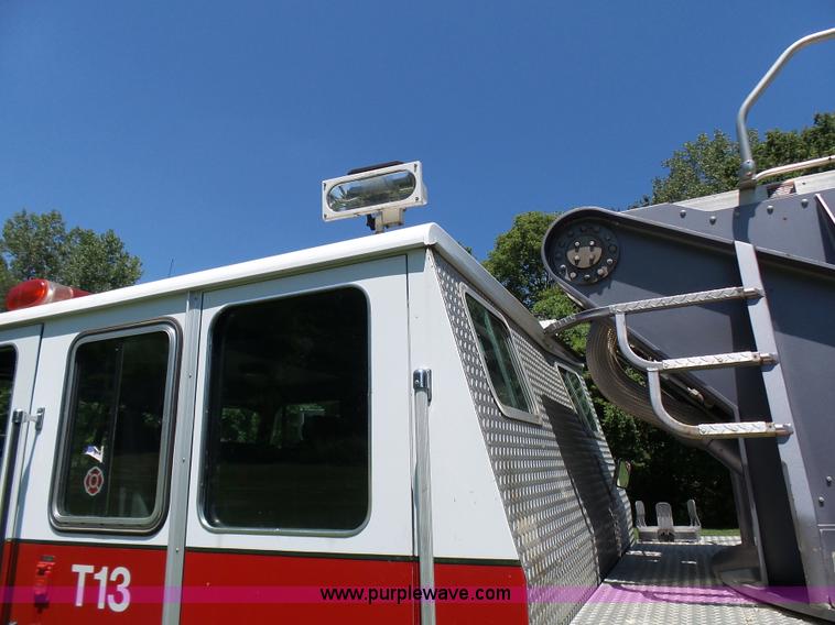 image for item L7087 1996 Sutphen Crew Cab ladder fire truck