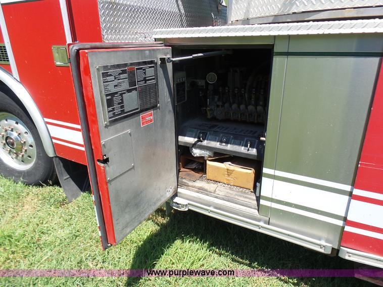image for item L7087 1996 Sutphen Crew Cab ladder fire truck