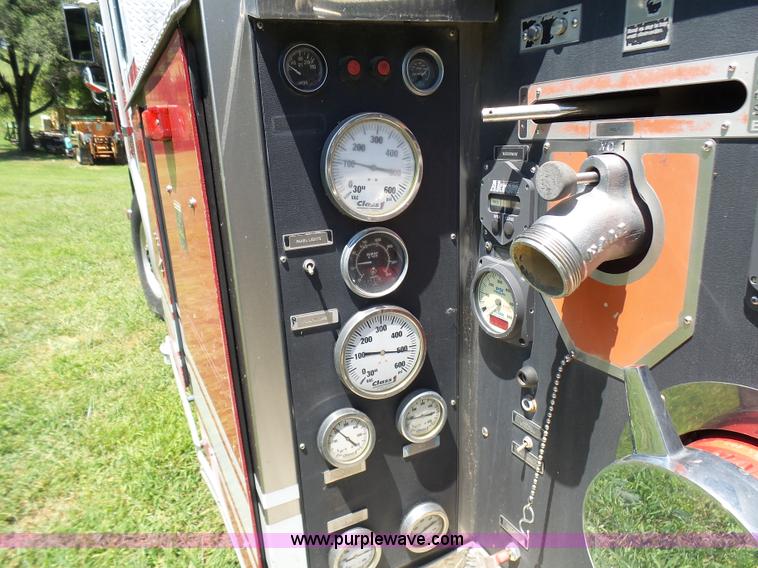 image for item L7087 1996 Sutphen Crew Cab ladder fire truck