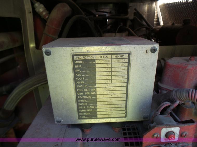 image for item L7087 1996 Sutphen Crew Cab ladder fire truck