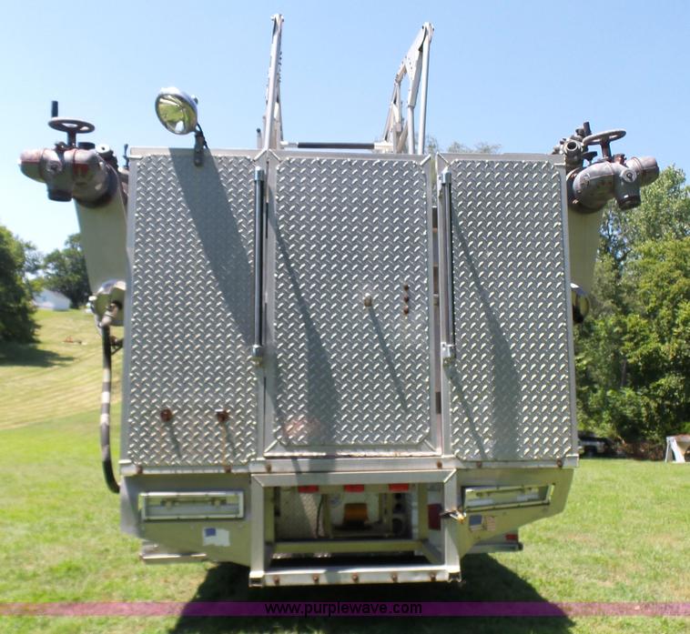 image for item L7087 1996 Sutphen Crew Cab ladder fire truck