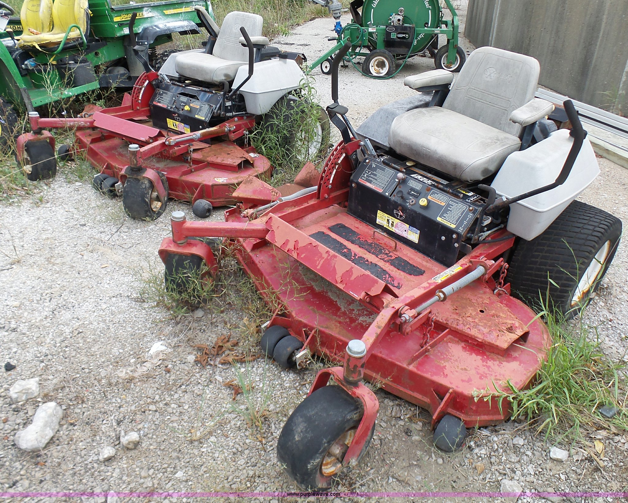 (2) Ex Mark Lazer ZTR lawn mower in Gladstone, MO Item AV9884 sold