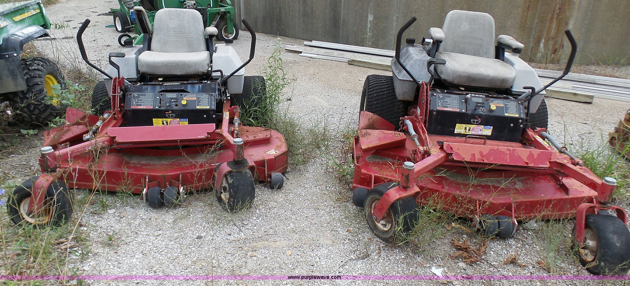 (2) Ex Mark Lazer ZTR lawn mower in Gladstone, MO Item AV9884 sold