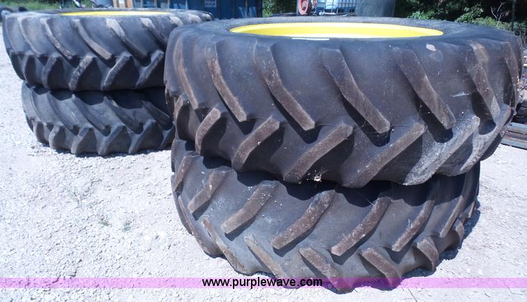image for item BV9742 (4) Goodyear 620/70R46 flotation tires and wheels