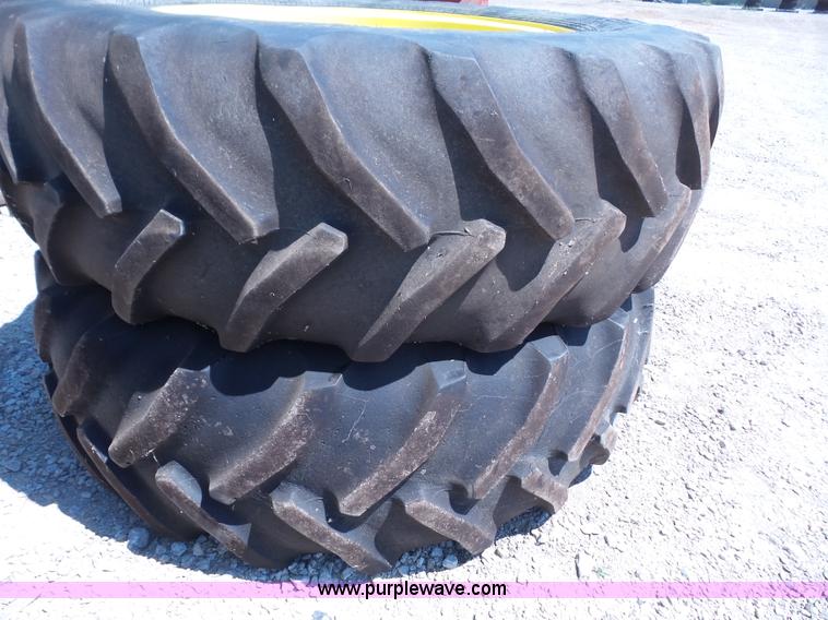 image for item BV9742 (4) Goodyear 620/70R46 flotation tires and wheels