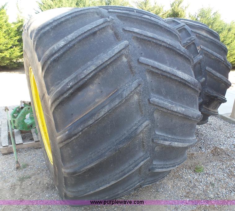image for item BY9567 (2) Firestone 68x50.00-32 flotation tires and wheels
