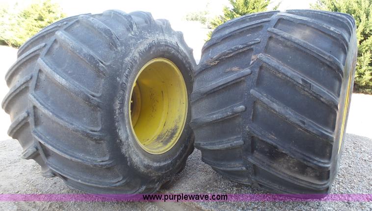 image for item BY9567 (2) Firestone 68x50.00-32 flotation tires and wheels
