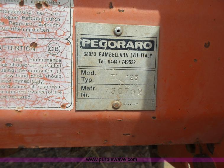 image for item BZ9191 Pegoraro TL125 tiller