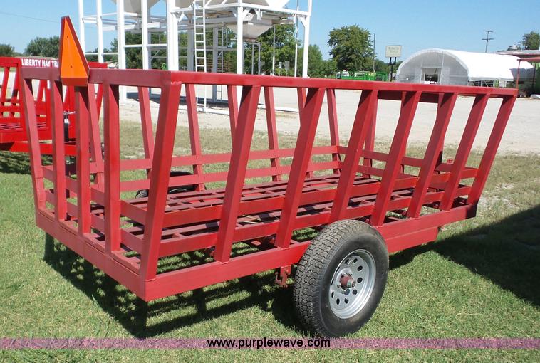 2015 Liberty Hay Bale Feeder Wagon Item Bz9694 9 14 2016
