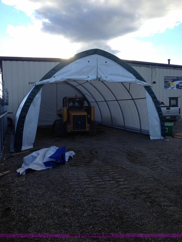 Canvas fabric storage building in Tonganoxie, KS Item F1778 sold