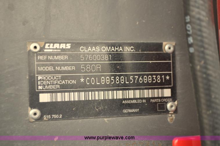 image for item G7472 2006 Lexion 580R combine