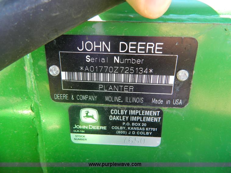 image for item J5110 2008 John Deere 1770NT CCS planter