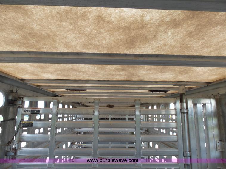 image for item J5472 2004 Wilson TRL livestock trailer