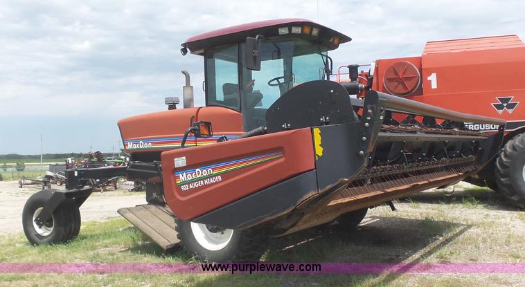 image for item K3113 2003 MacDon 9352 self-propelled windrower