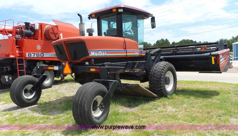 image for item K3113 2003 MacDon 9352 self-propelled windrower