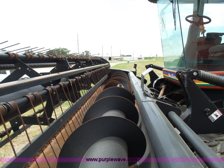 image for item K3113 2003 MacDon 9352 self-propelled windrower