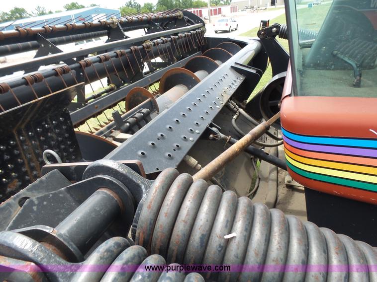 image for item K3113 2003 MacDon 9352 self-propelled windrower