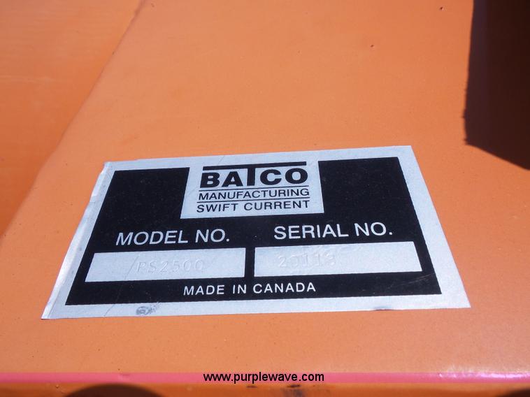 image for item K3644 Batco PS2500 pit stop unloading conveyor