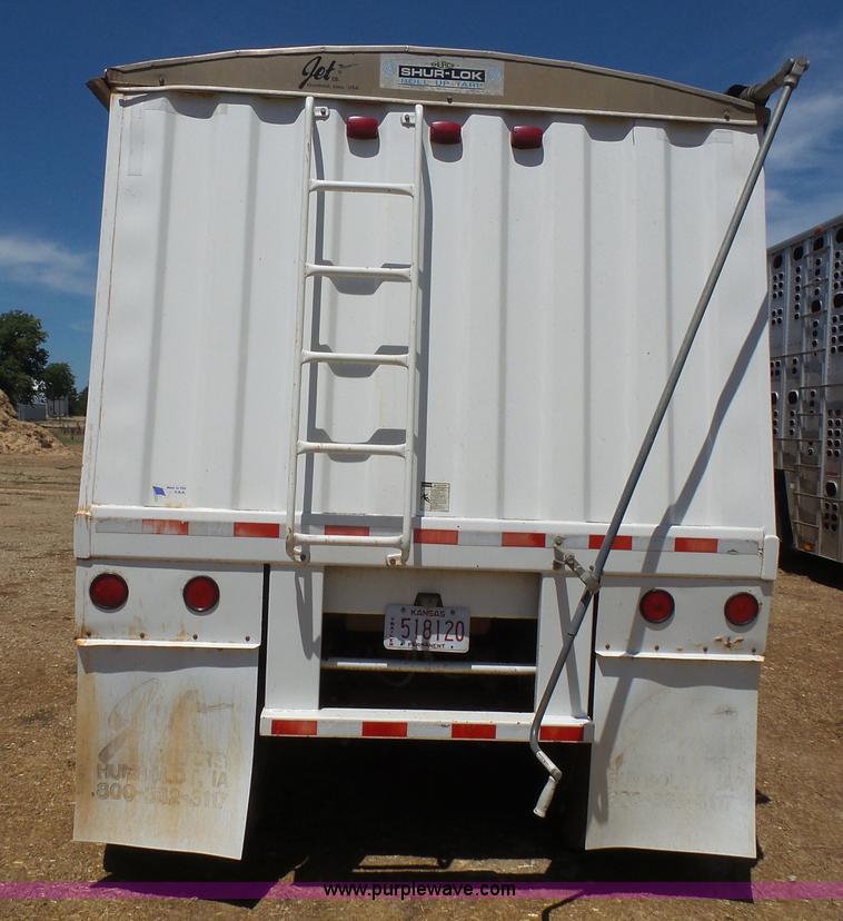 image for item K4664 1998 Jetco double hopper grain trailer