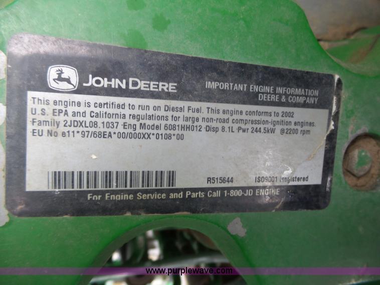 image for item K5266 2003 John Deere 9750 STS combine