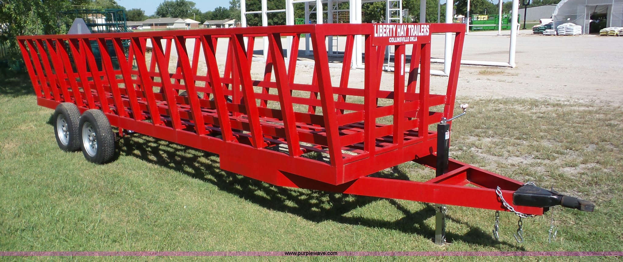 2015 Liberty Hay Bale Feeder Wagon Item Bz9693 9 14 2016
