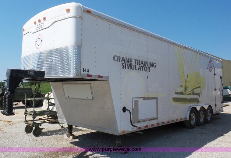 image for item BK9649 2001 Haul Mark GRG85X34WR4 enclosed cargo trailer