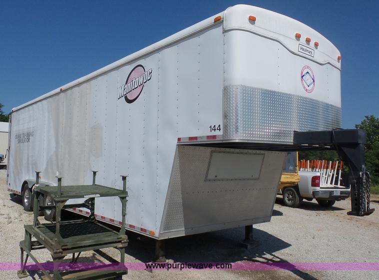 image for item BK9649 2001 Haul Mark GRG85X34WR4 enclosed cargo trailer