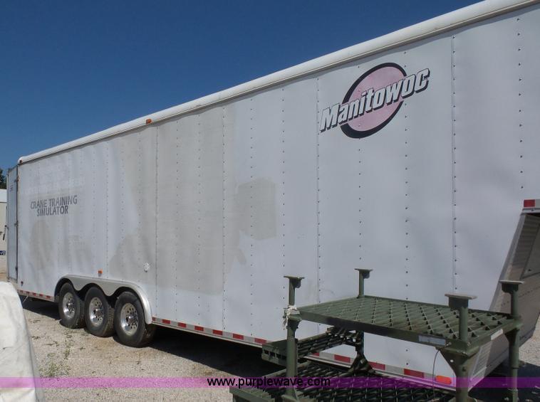 image for item BK9649 2001 Haul Mark GRG85X34WR4 enclosed cargo trailer