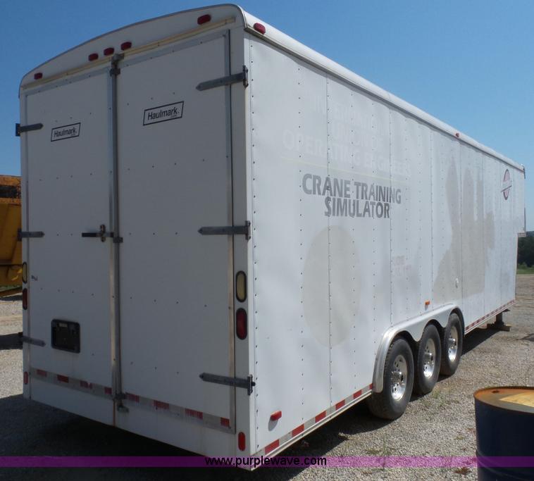 image for item BK9649 2001 Haul Mark GRG85X34WR4 enclosed cargo trailer