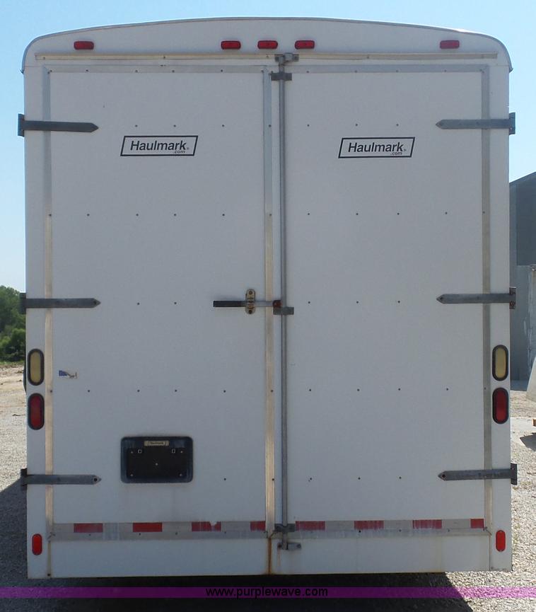 image for item BK9649 2001 Haul Mark GRG85X34WR4 enclosed cargo trailer