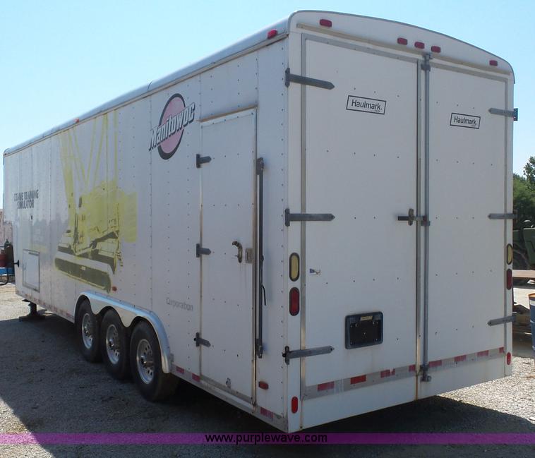 image for item BK9649 2001 Haul Mark GRG85X34WR4 enclosed cargo trailer