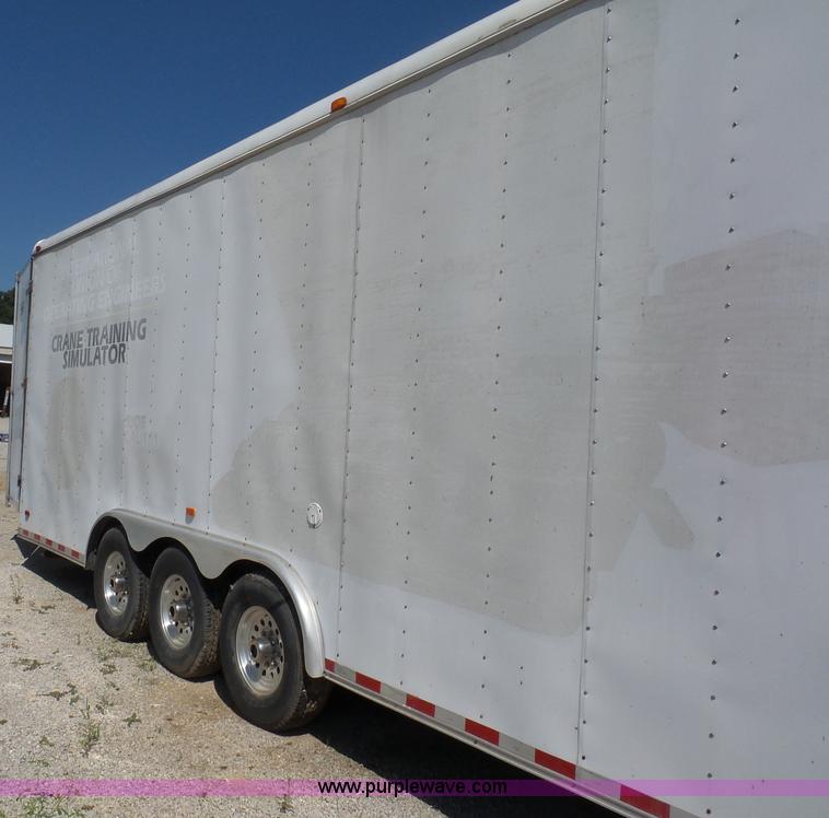 image for item BK9649 2001 Haul Mark GRG85X34WR4 enclosed cargo trailer
