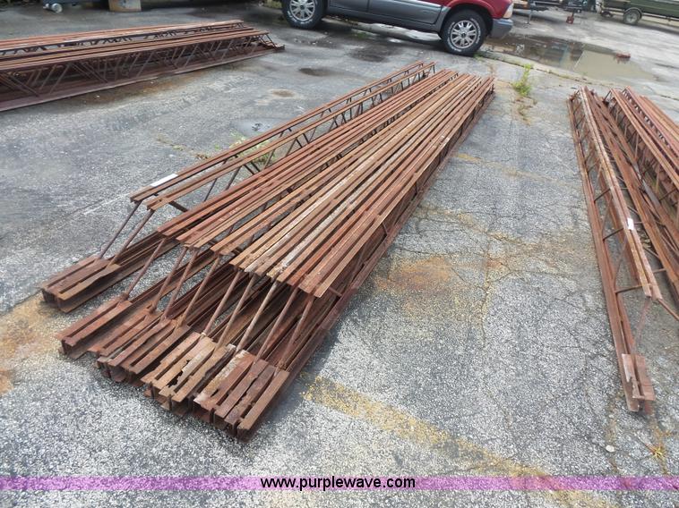 (10) steel bar joists in St. Charles, MO Item BS9810 sold Purple Wave