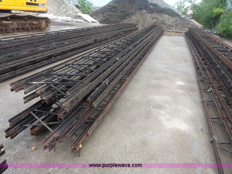 (10) steel bar joists in St. Charles, MO Item BS9821 sold Purple Wave