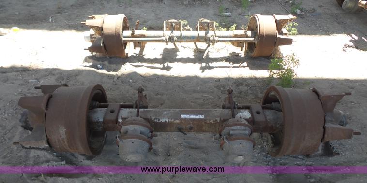 image for item BV9723 (2) trailer axles