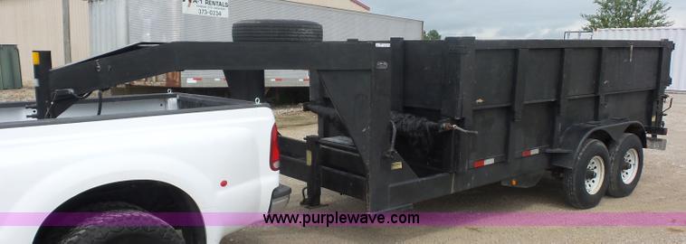 image for item BX9259 2005 Doolittle dump trailer
