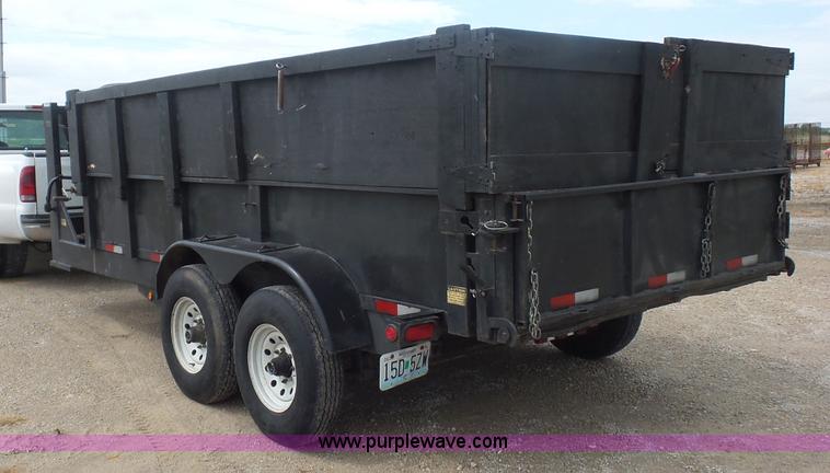 image for item BX9259 2005 Doolittle dump trailer