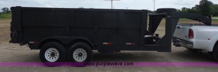 image for item BX9259 2005 Doolittle dump trailer