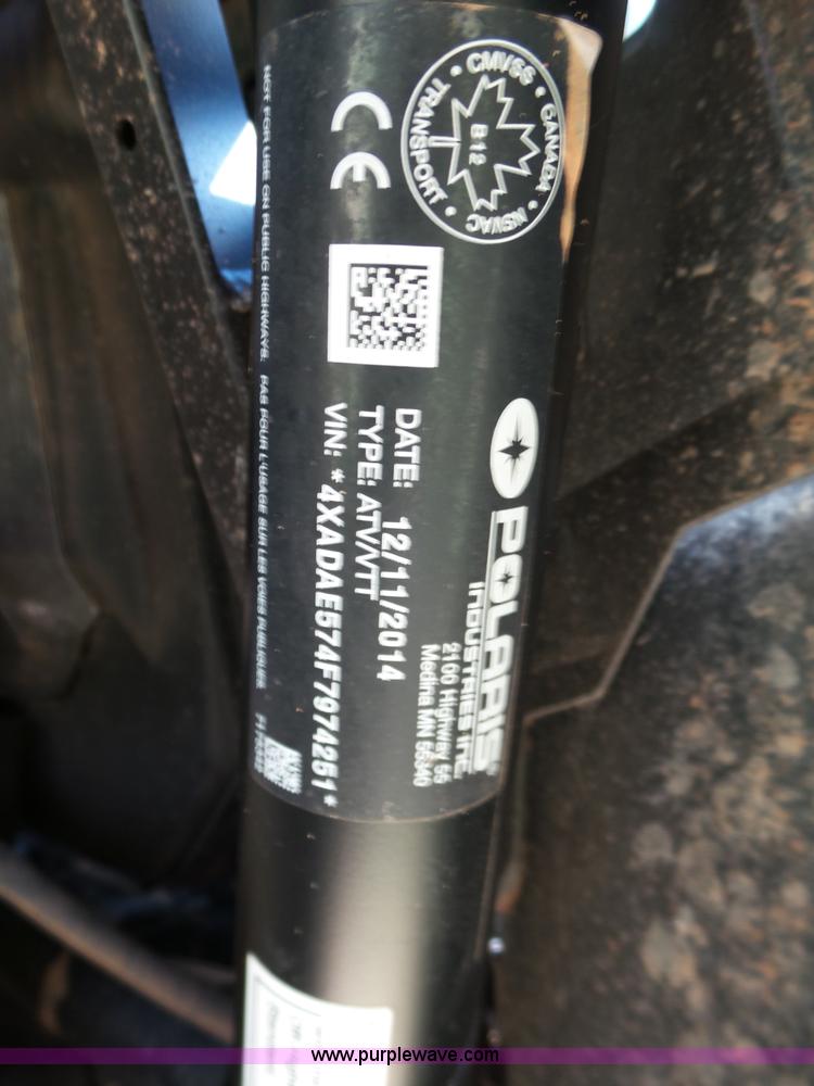 image for item BZ9178 2015 Polaris Ace 570XP utility vehicle