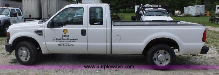 image for item CC9307 2008 Ford F250 SuperCab pickup truck
