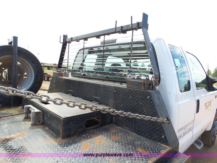 image for item DB4503 2002 Ford F550 SuperCab flatbed truck