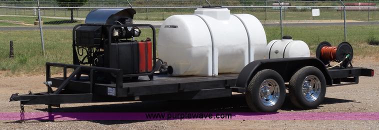 image for item DB4507 Shop built pressure washer trailer