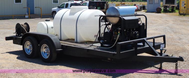 image for item DB4507 Shop built pressure washer trailer