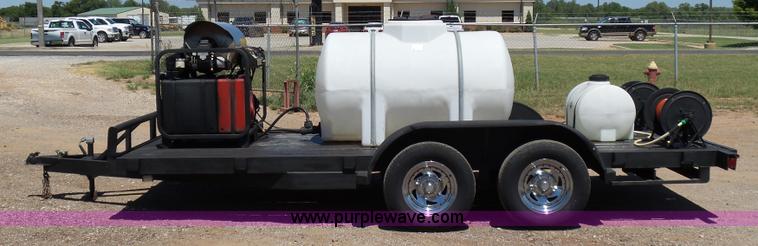 image for item DB4507 Shop built pressure washer trailer