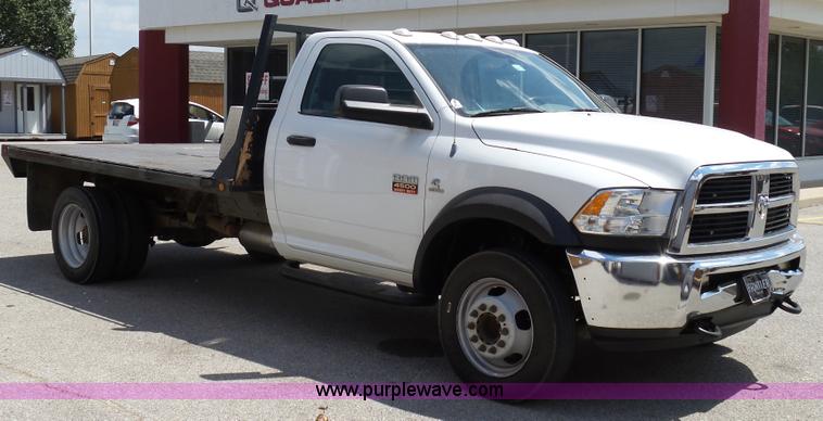 image for item DB4508 2012 Dodge Ram 4500HD flatbed truck