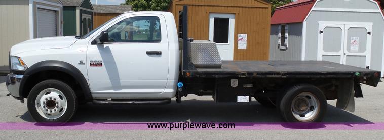 image for item DB4508 2012 Dodge Ram 4500HD flatbed truck
