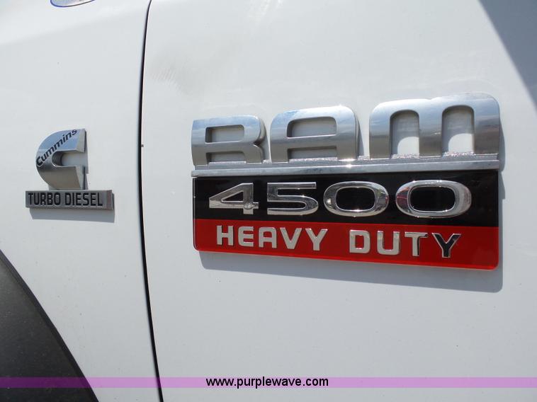 image for item DB4508 2012 Dodge Ram 4500HD flatbed truck