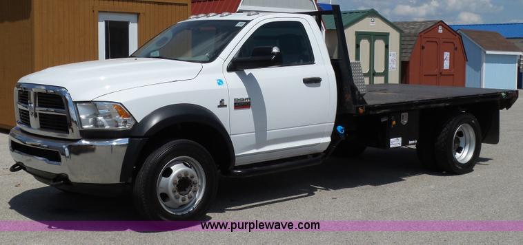 image for item DB4509 2012 Dodge Ram 4500HD flatbed truck